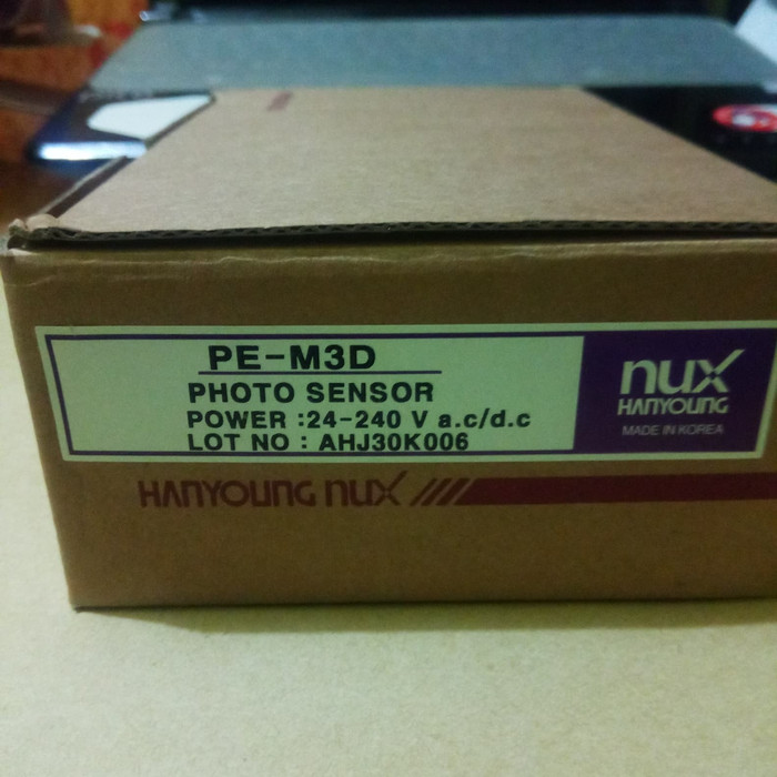 Photo sensor HANYOUNG NUX TYPE PE - M3D 24-240 VAC/DC (KOREA)