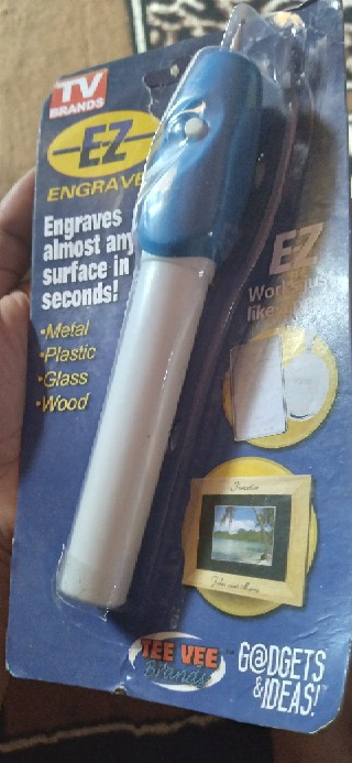 Ez Engraver Mata Satu Alat Ukir Unik Bentuk Pulpen Pena Ukir Grafir/elektrik Piring  200gr