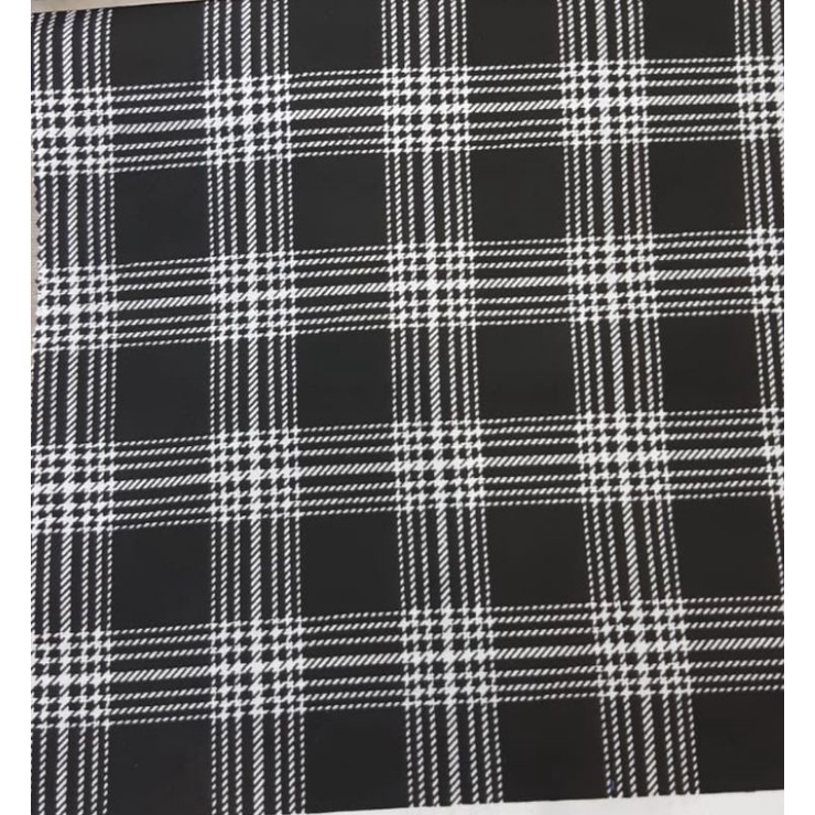 C&C OVERSIZE KEMEJA OSLIN | Kemeja Oversize Wanita - Kemeja Korea-Hitam kotak