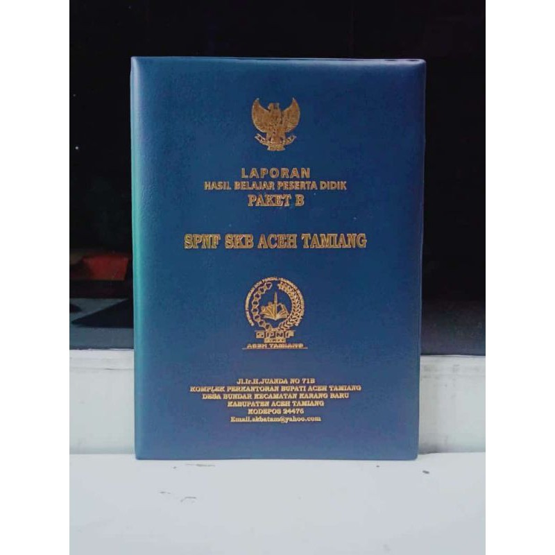 

Sampul Raport F4 Navy + Klise