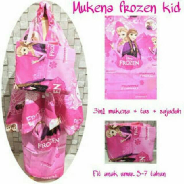 MUKENA ANAK KARAKTER FROZEN