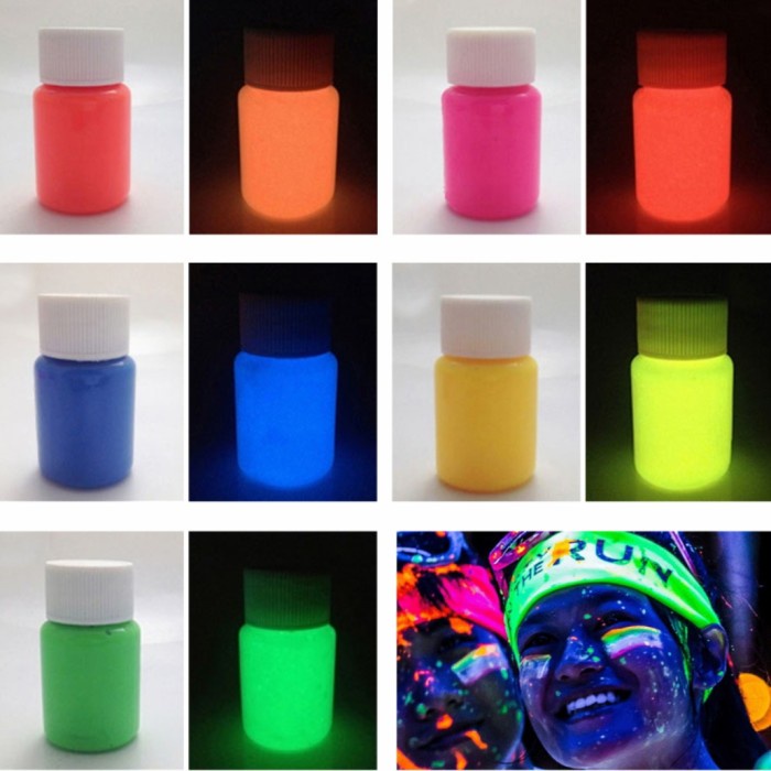 

Aman Cat Glow In The Dark Pewarna Pigment Lukisan Resin Slime Nail Art Hemat