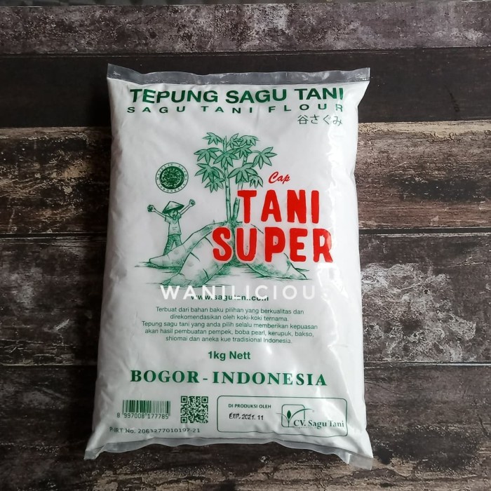 

D02D1 Tepung Sagu Cap Tani Super 1Kg. Da01D100