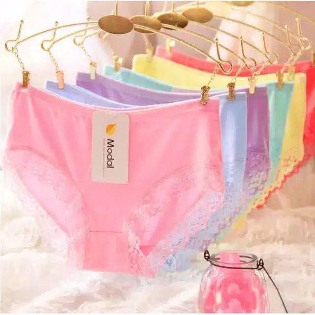 CD RENDA WANITA/ UNDIES RENDA LOVE/ CELANA DALAM WANITA UKURAN M-XXL