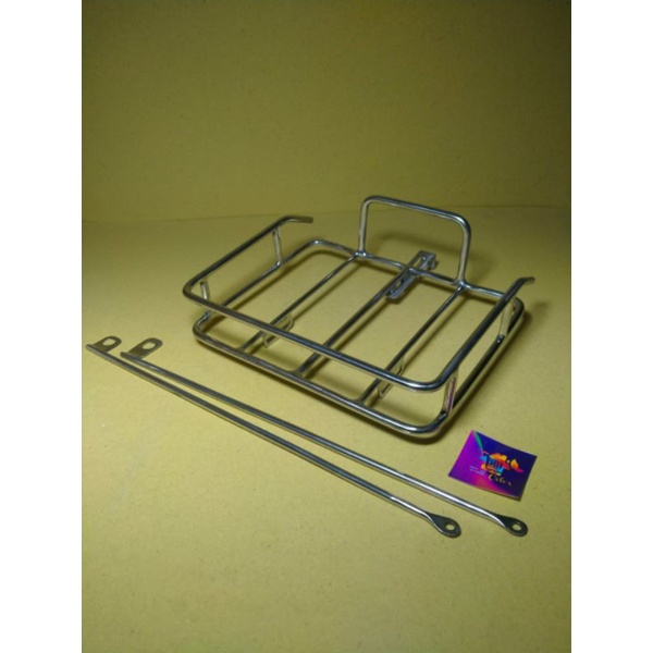rak depan sepeda fenced pizza rack / rak depan sepeda / frant rack/ rak sepeda