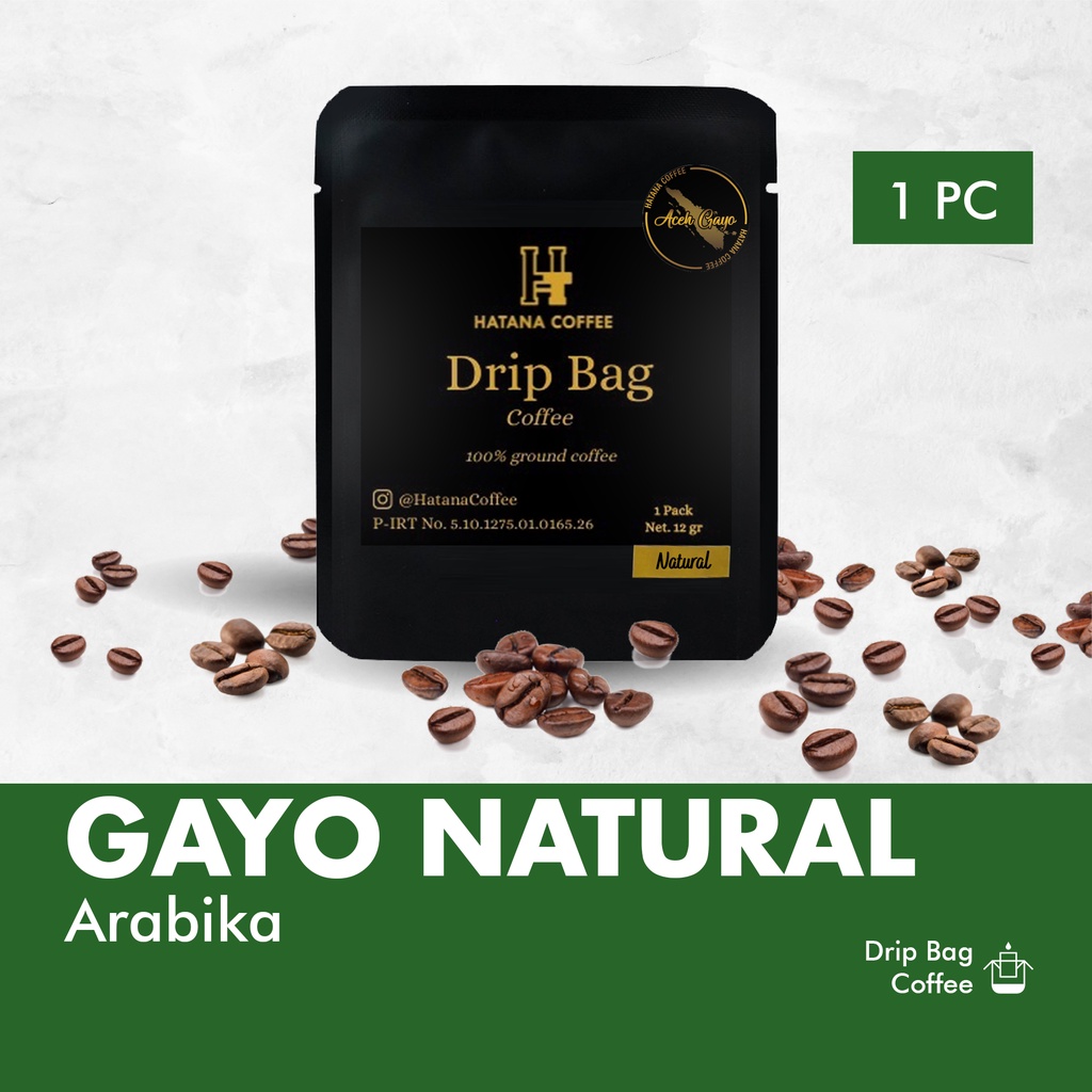 

Kopi Drip Arabika Gayo Natural / Drip Bag Coffee | Hatana Coffee