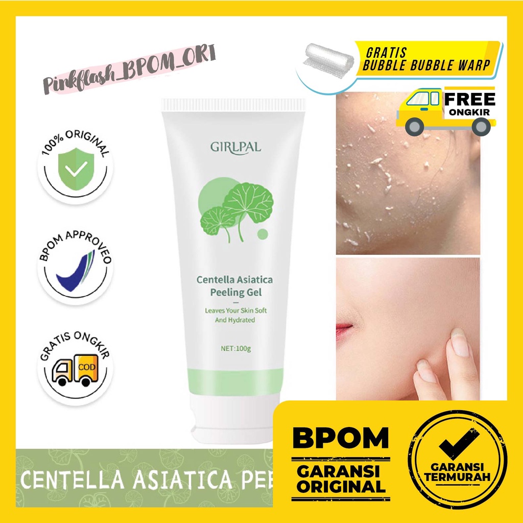 GIRLPAL Peeling Gel Girlpal 100g Girlpal Centella Asiatica Peeling Gel Girlpal Aloe Vera Girlpal Aloevera Girlpal Charcoal Girlpal Blackhead Remover Exfoliating Mencerahkan Dan Mengangkat Sel Kulit Mati Breylee