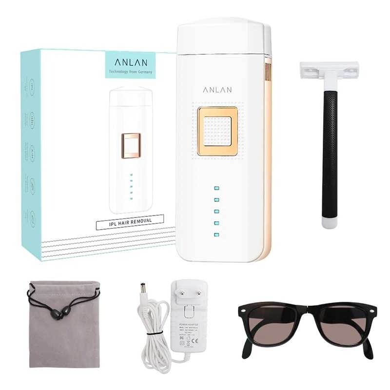 Hair Removal Portable Laser Epilator Penghilang Bulu 500000 Flashes