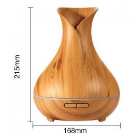 Taffware Aroma Therapy Air Humidifier Wood Flower - HUMI H217 - Yellowish Brown