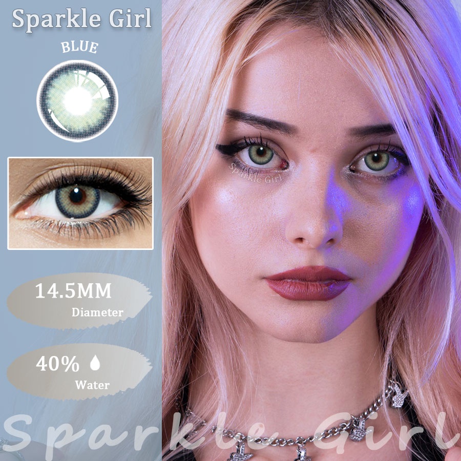Eyeshare Myakhie Softlens Minus(-1 ~ -6) 14.2mm Brown Gray Minus Softlens