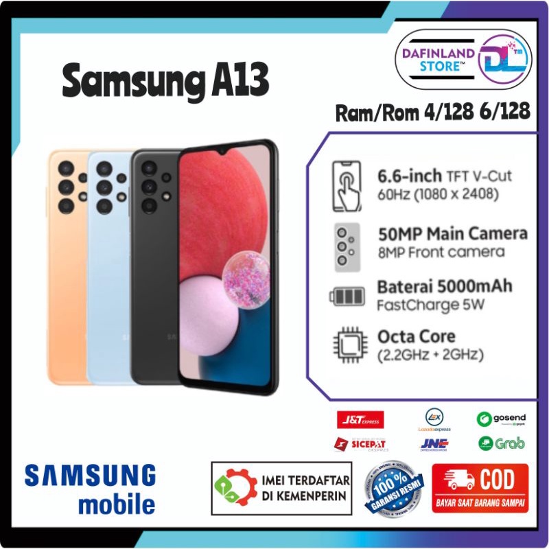 TERMURAH Samsung Galaxy A13 Baru Garansi Resmi