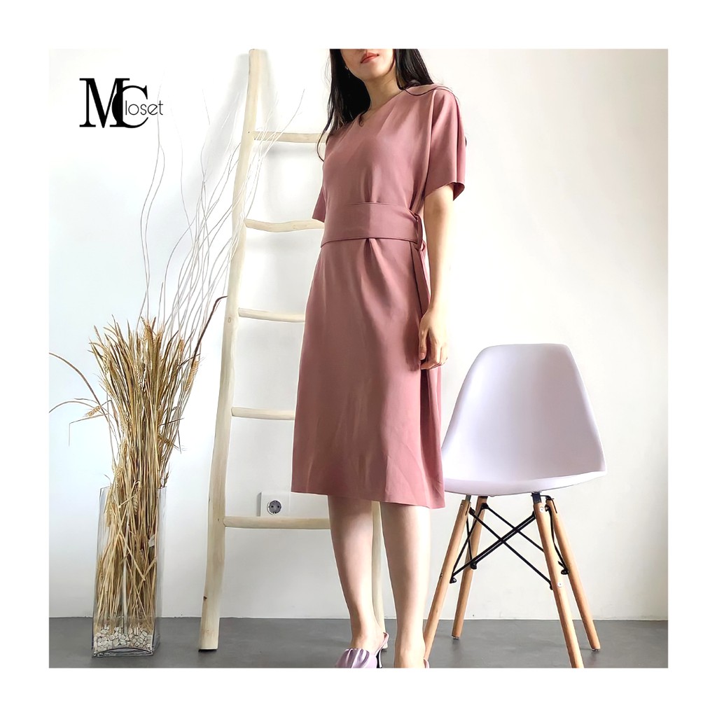 Dress Wanita//Dress Scuba//Dress Polos - Aurora Dress