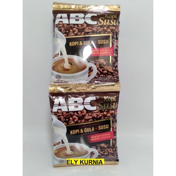 

Big Sale Kopi ABC SUSU 1 Renceng isi 10 @ 31 gr Big Sale