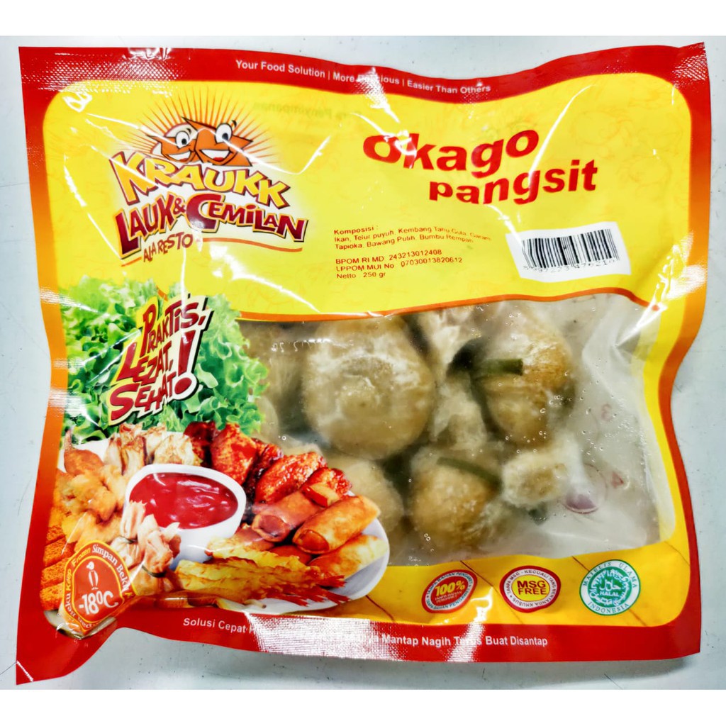 

OKAGO PANGSIT KRAUKK 250 Gr [GO-SEND & GRAB EXPRESS READY]