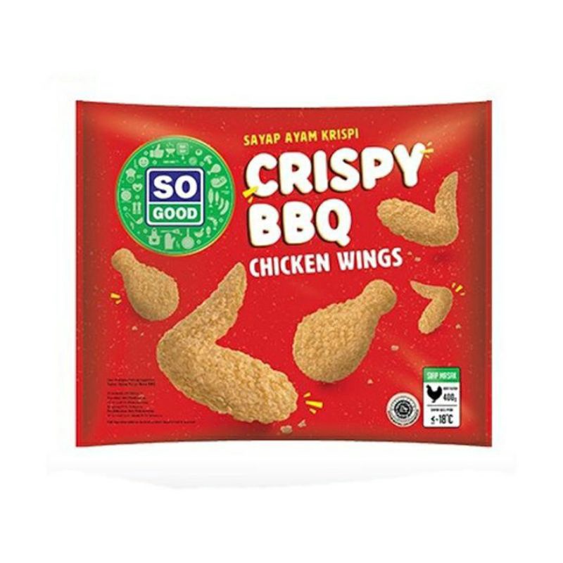 

SO GOOD Crispy BBQ Chicken Wings 400 g