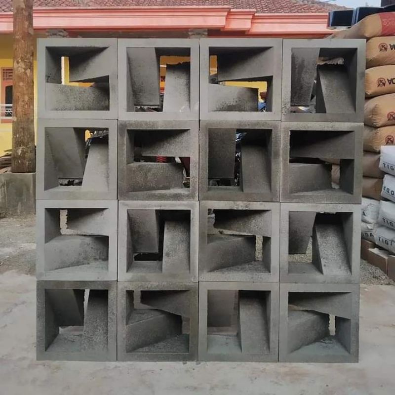 roster beton minimalis,loster lubang angin,jalusi