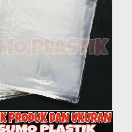 

PLASTIK OPP UK 28x37 TEBAL 07 !! ISI 100 LEMBAR