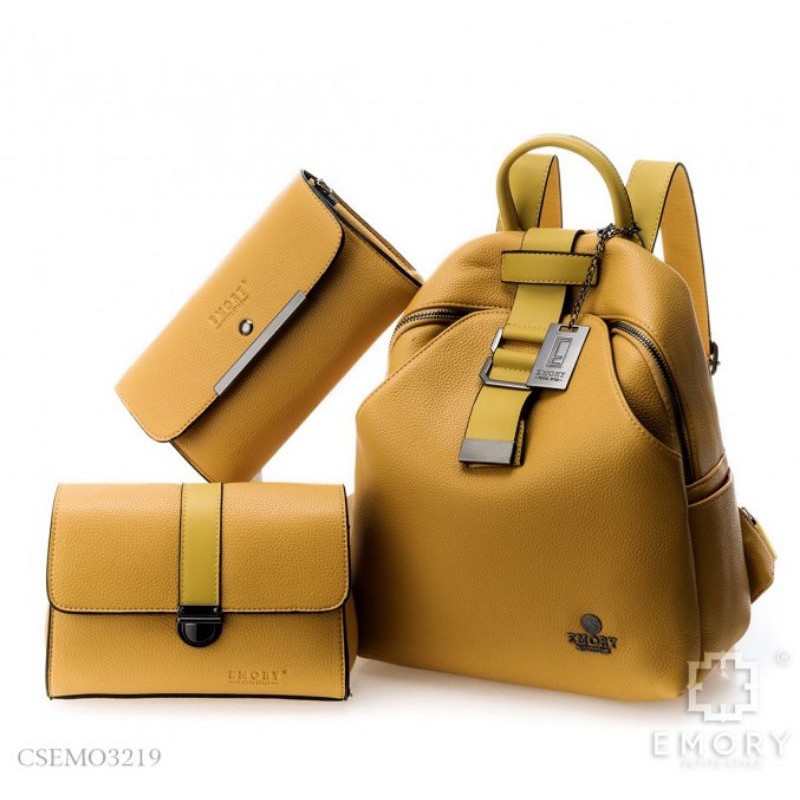 TAS RANSEL 3IN1 EMORY Milley CSEMO3219 ORIGINAL BRANDED IMPORT TERBARU TERLARIS BEST SELLER