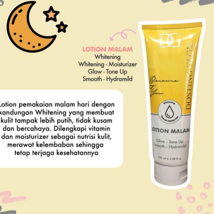 ㊕ ✨LACIKOSME✨ DOSTING GLOW + LOTION - HAND BODY SIANG MALAM TONE UP BPOM ORIGINAL ㅕ