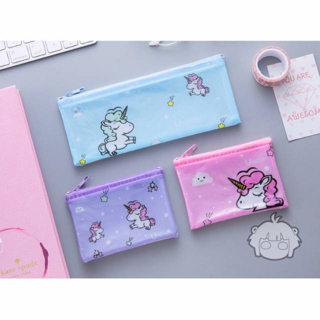 

Dream Like a Unicorn Plastic Pouch ( Pencil Case )