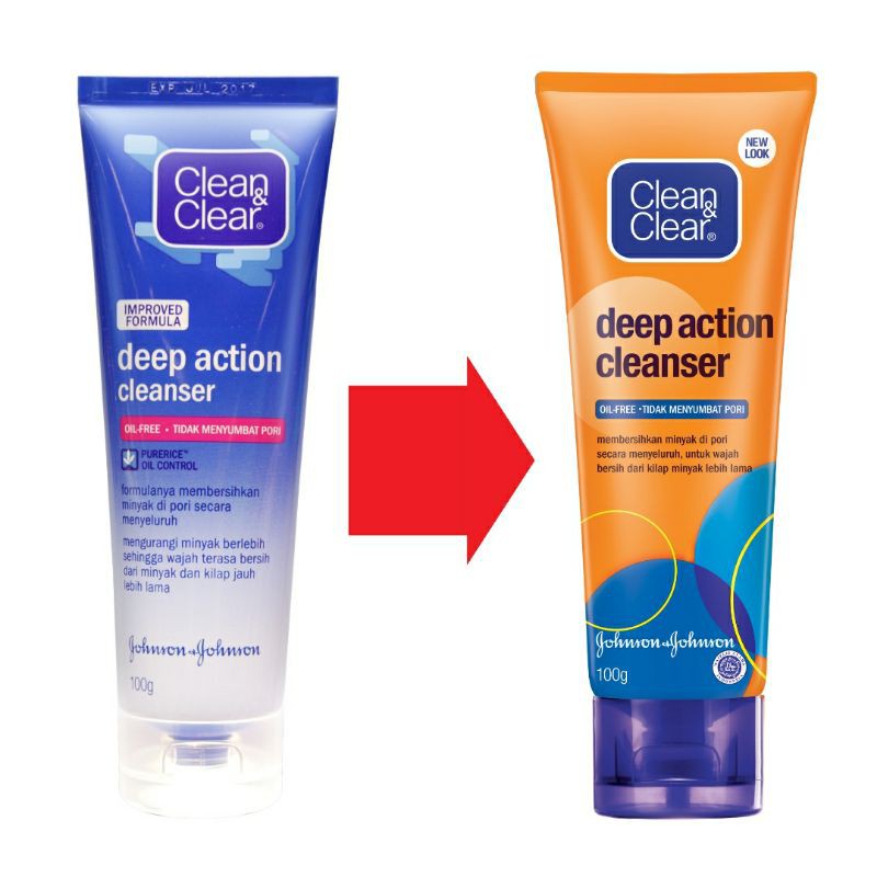 Clean &amp; Clear Deep Action Cleanser Sabun Cuci Muka Pembersih Wajah Berminyak