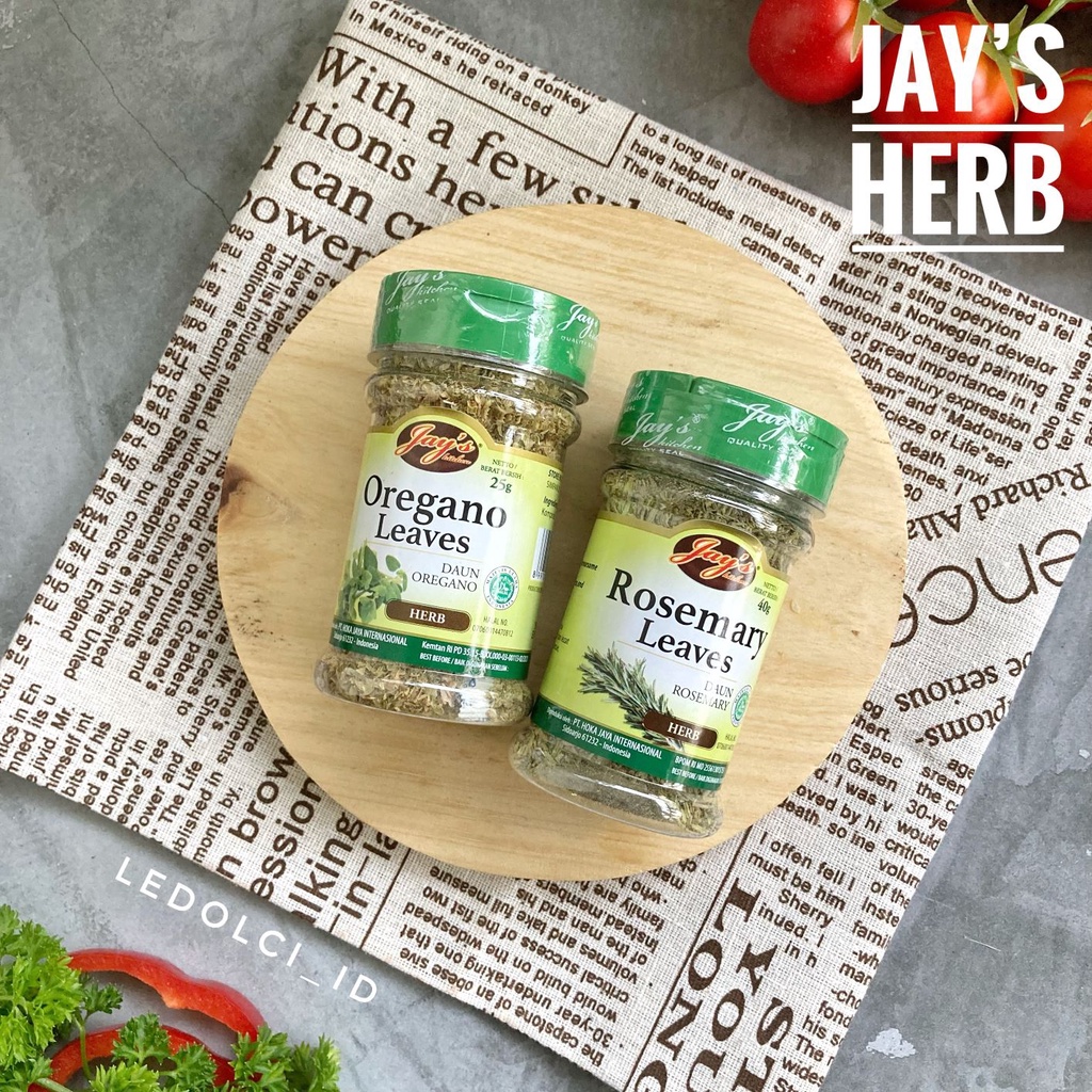 

JAYS JAY'S JAY OREGANO | ROSEMARY | PARSLEY | ITALIAN HERB