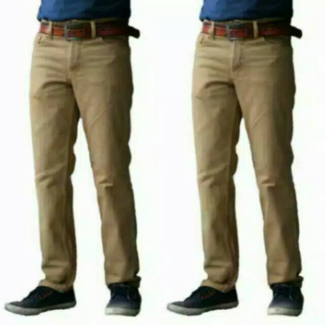 Celana Regular Cowok/Jeans Regular Cream/Celana Jeans Cowok/Celana Jeans Pria