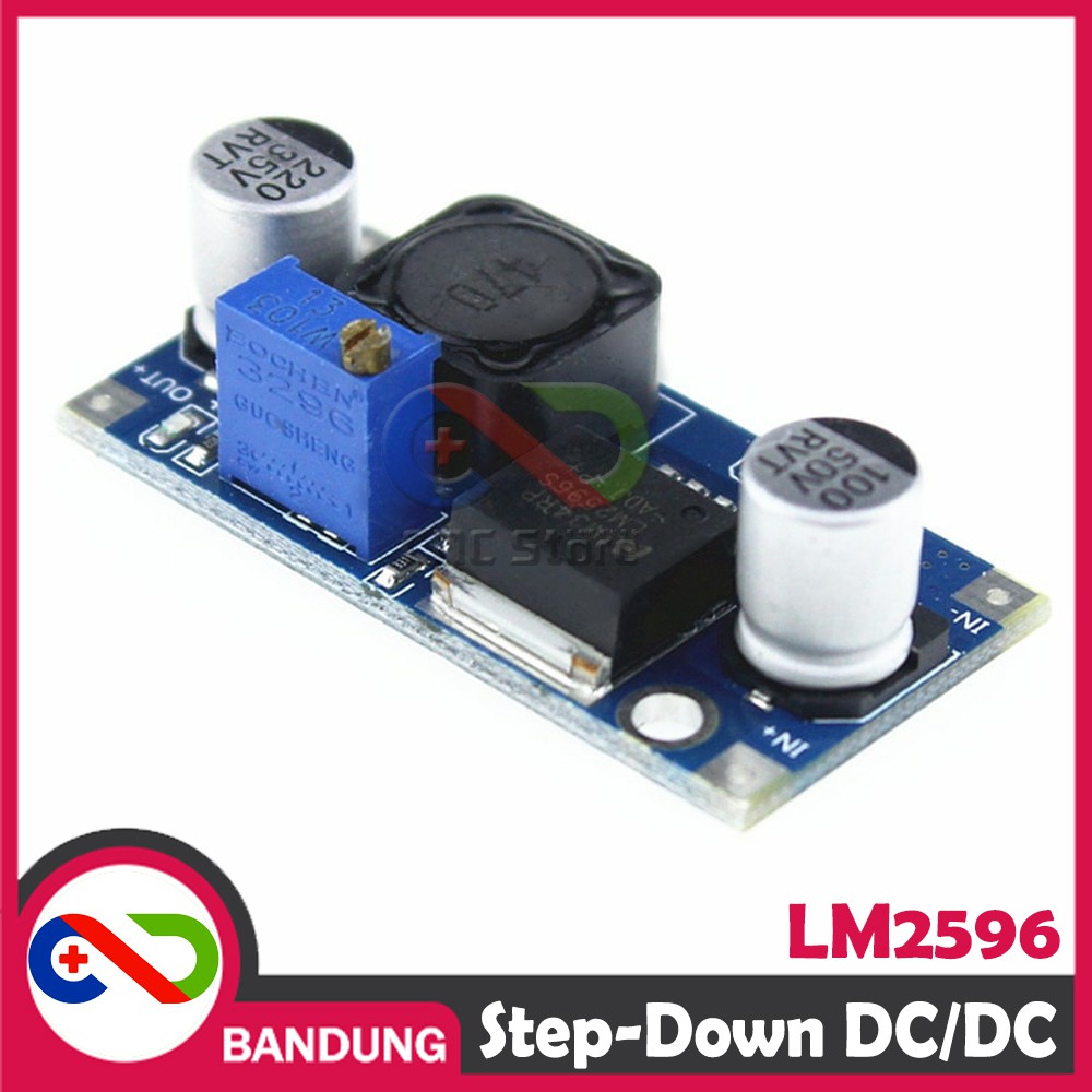 LM2596 DC-DC ADJUSTABLE STEP DOWN POWER SUPPLY 4.5-35V to 1.25-3