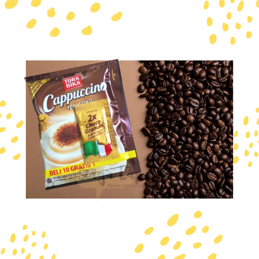 Kopi Torabika Cappuccino With Choco Granule Sachet 25 gram