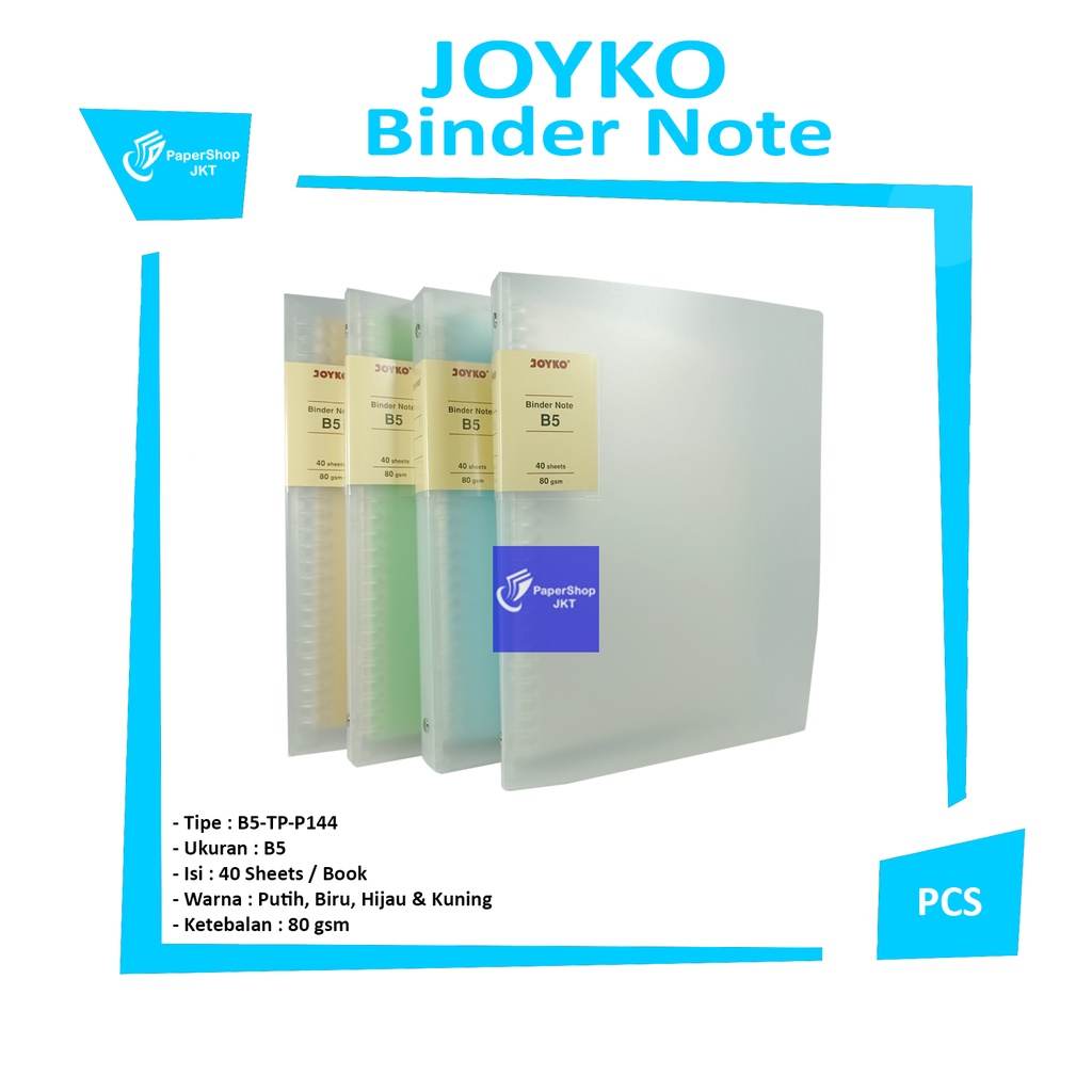 

JOYKO - Binder Note Buku Tulis Binder B5 - Pcs