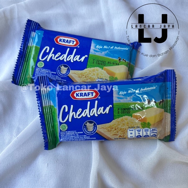 

Keju Kraft Cheddar 70 gr | Keju Kraft Cheddar with Vit D | Kraft Cheddar | Kraft Murah | Keju terlaris