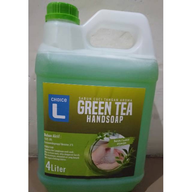 Hand Soap Green Tea 4 liter, CHOICE L