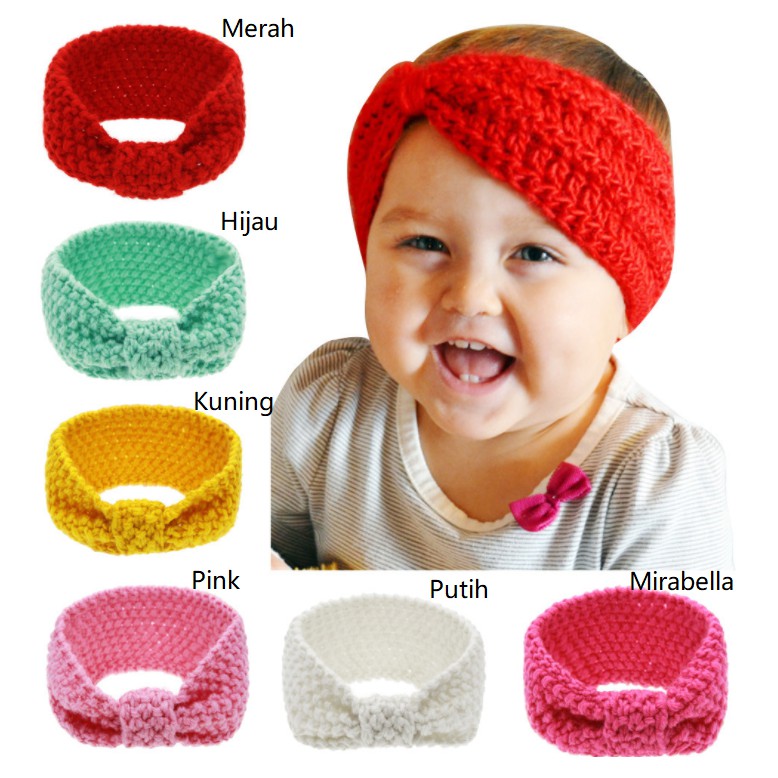 Bando Pita Anak Renda / Bandana Pita Anak Renda / Headband Anak Renda
