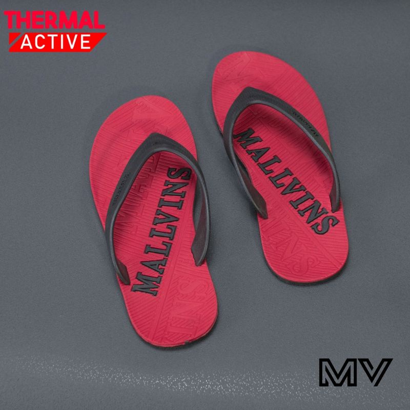 sandal japit MALLVINS ORIGINAL import kualitas terbaik