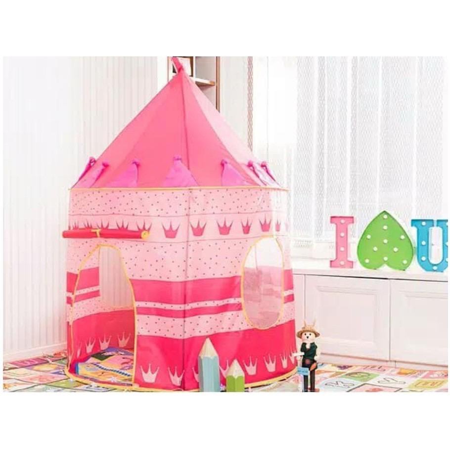 Tenda Mahkota Anak Bermain Camping Indoor Outdoor /Tenda Camping Anak Karakter Kartun Tenda Camping Anak