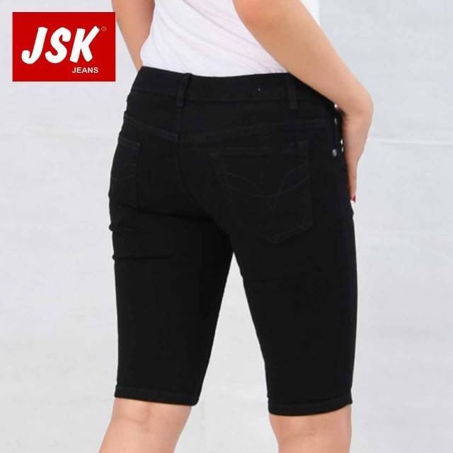 Celana Pendek Skinny polos JSK Jeans Original Produk Jeans