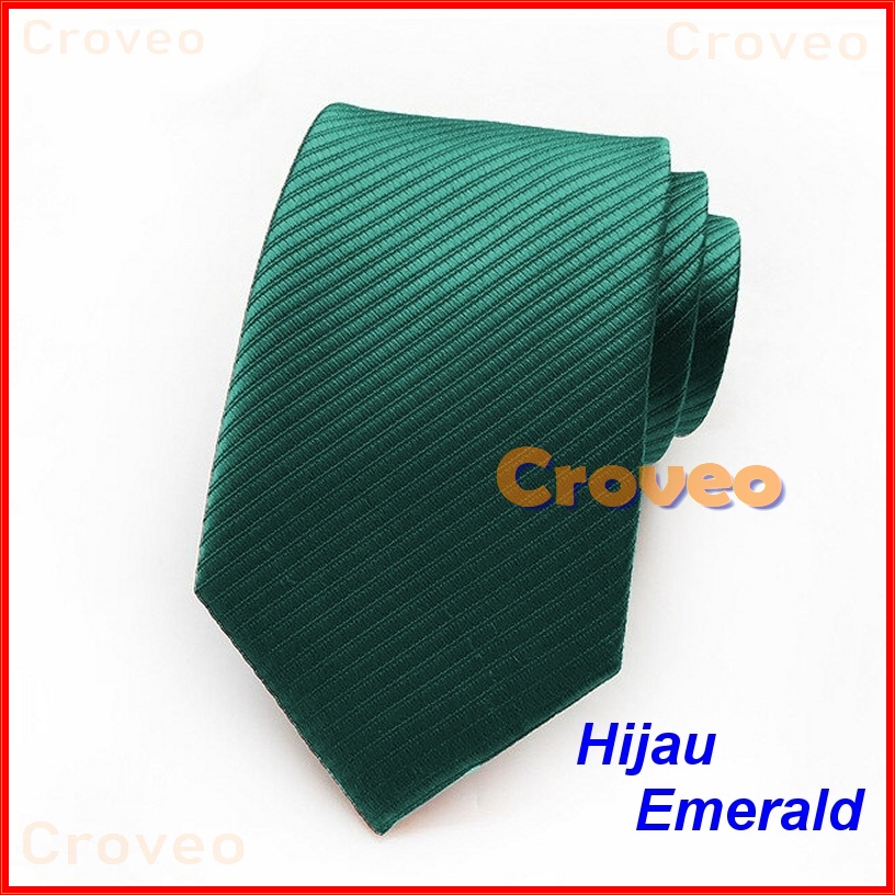 Dasi IMPORT Panjang Pria 3 Inch Hitam Dewasa Cowok Lebar Motif Garis Salur Formal Wisuda Ospek Setelan Kerja Kantor Merah Black 7.5cm 8 Cm Grosir Murah Import Resmi Satin Gold Biru Hijau Pesta Coklat Abu resleting Size Besar halus polos nectie Emas Putih