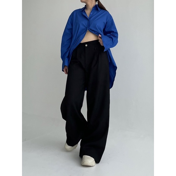 lookatmeofficial • Hadid Highwaist Pants - Celana Kulot Wanita Premium