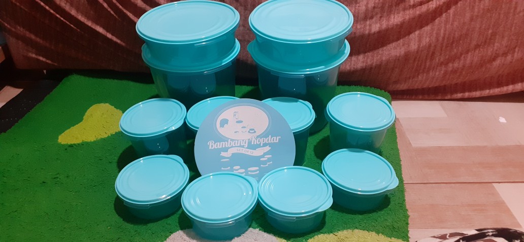 Bambang Kopdar Purple Set Of 12 | Food Storage Ungu | Wadah Penyimpanan Makanan | Set Toples Ungu