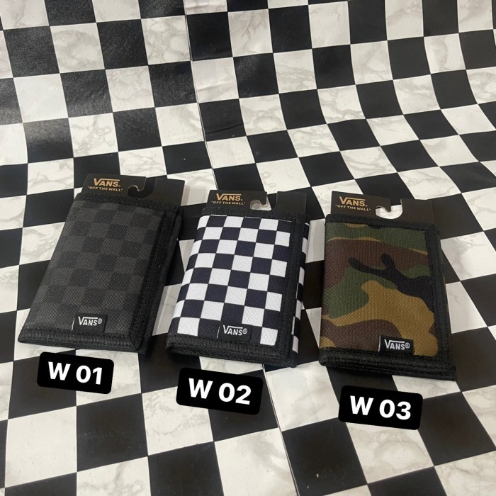 Vans Wallet Chekerboard Original - Dompet Vans