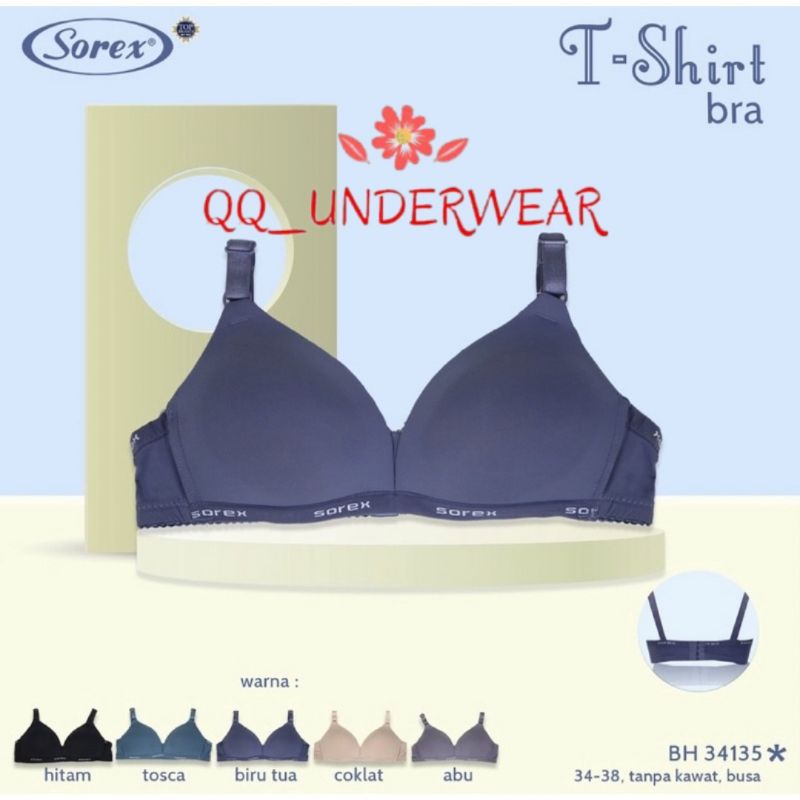 Bra SOREX 34135 / BH Sorex Tanpa Kawat / T-shirt Bra Sorex / Bh Sorex 34135