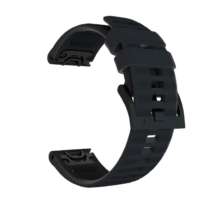 Tali Jam Rubber Easy Quick Fit 22mm Strap Garmin Fenix 6 / Pro - Fenix 5 / Plus - Forerunner 945 935