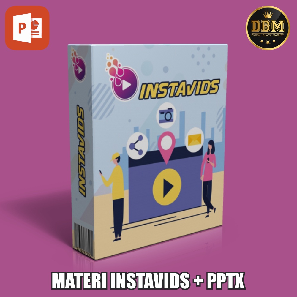 Materi Instavids + Power Point Template