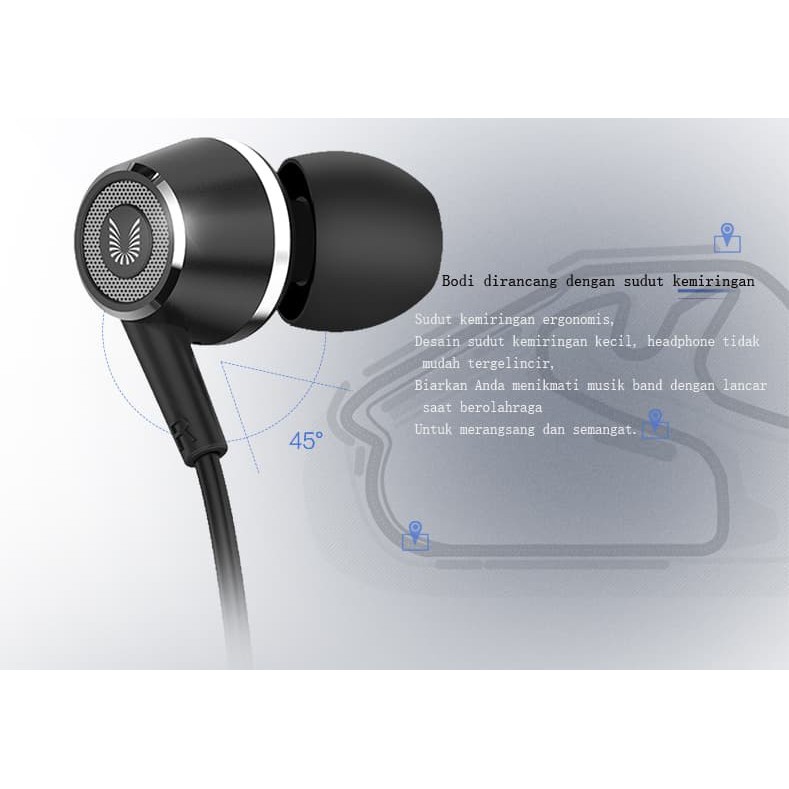 UiiSii 820 stereo Earphone Noise Isolating In-ear Music Earbuds