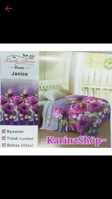 Selimut Lady Rose 160 160x200 Janice