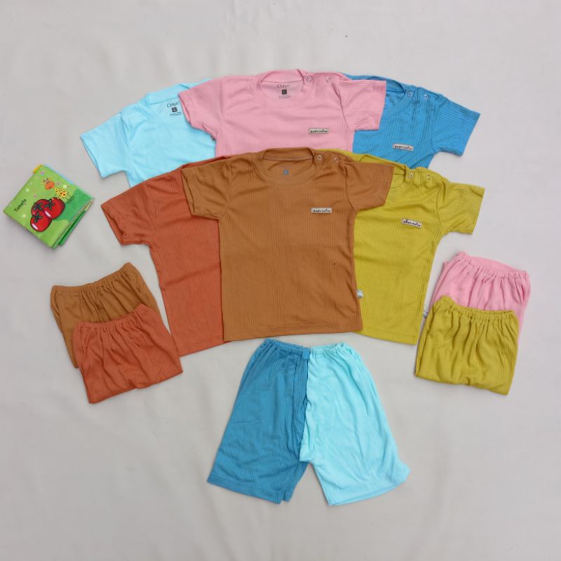 CHIYO BABY Setelan anak Baju Pendek Celana Pendek Bamboo Fiber