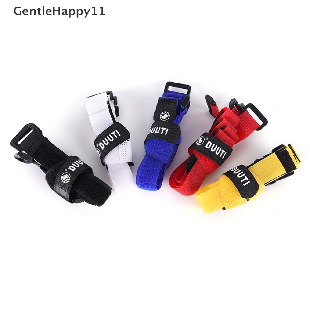 Gentlehappy 1pc Back To Back Nylon Strap 25cm Sepeda Sepeda Pompa Holder Ties Fixed Senter Bandages