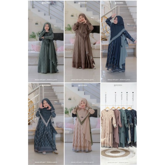 (Gamis Queen Kids) King Abdul Aziz Family Sarimbit by Dienna