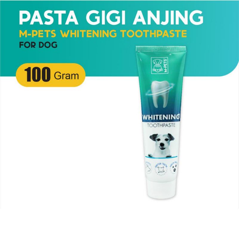 M-Pets Toothpaste Whitening For Dog 100 Gram / Pasta Gigi Anjing