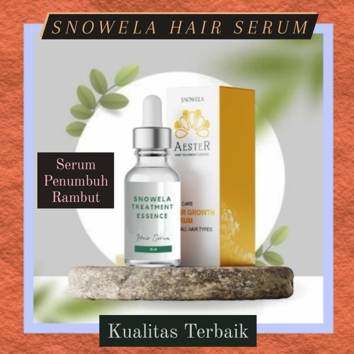 COD SNOWELA HAIR GROWTH TREATMENT ESSENCE SERUM PENUMBUH RAMBUT BOTAK - Hijau